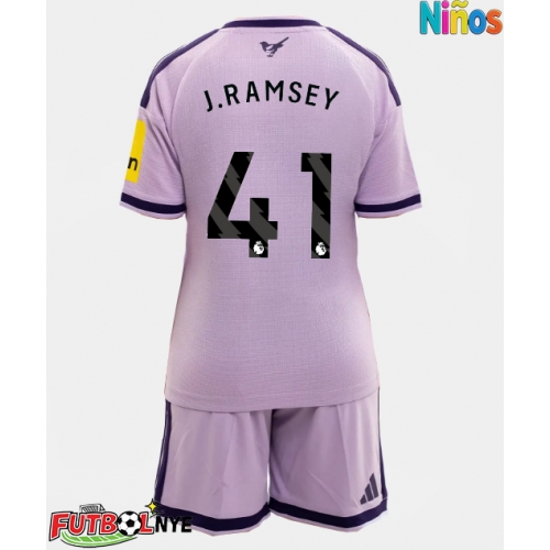 Camiseta Newcastle United Jacob Ramsey #41 Tercera Equipación para niños 2026-27 manga corta (+ pantalones cortos)